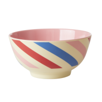 Candy Stripe  Print Melamine Bowl Rice DK